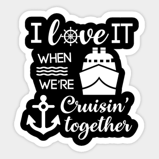 Cruising Together Sticker